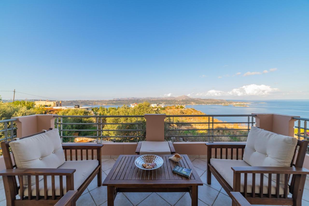 Deluxe Villa Kamba With Sea View Aptera Exterior photo