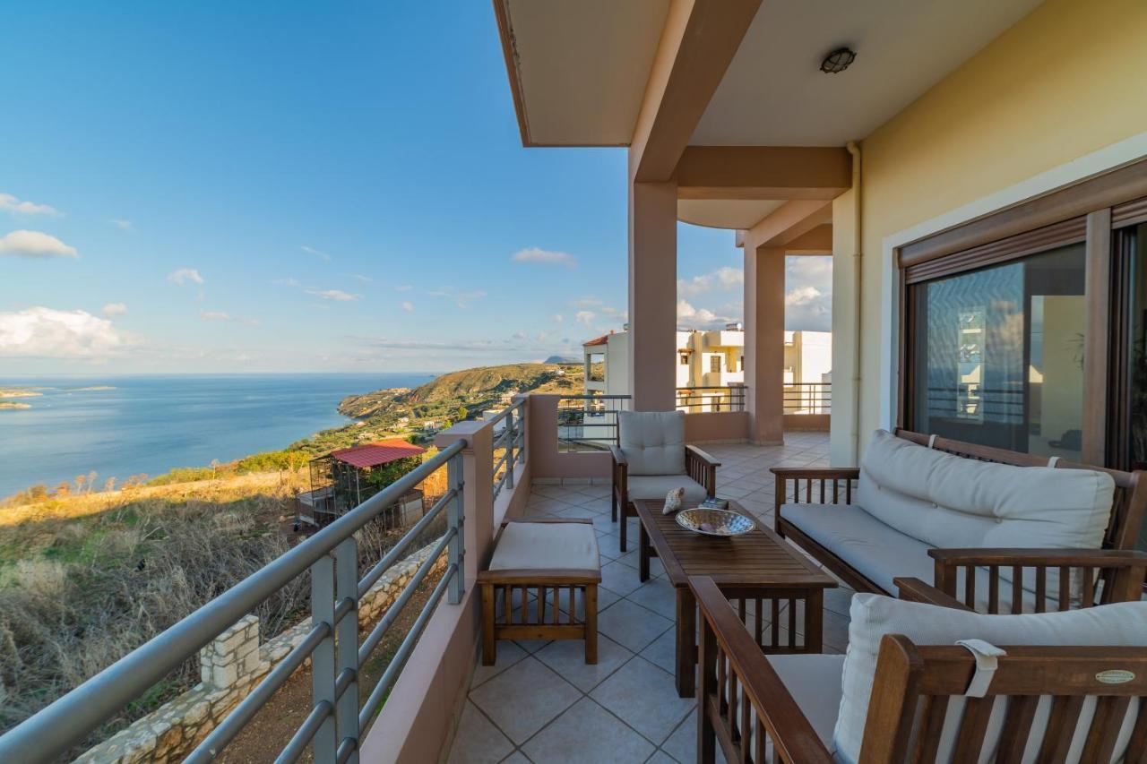 Deluxe Villa Kamba With Sea View Aptera Exterior photo